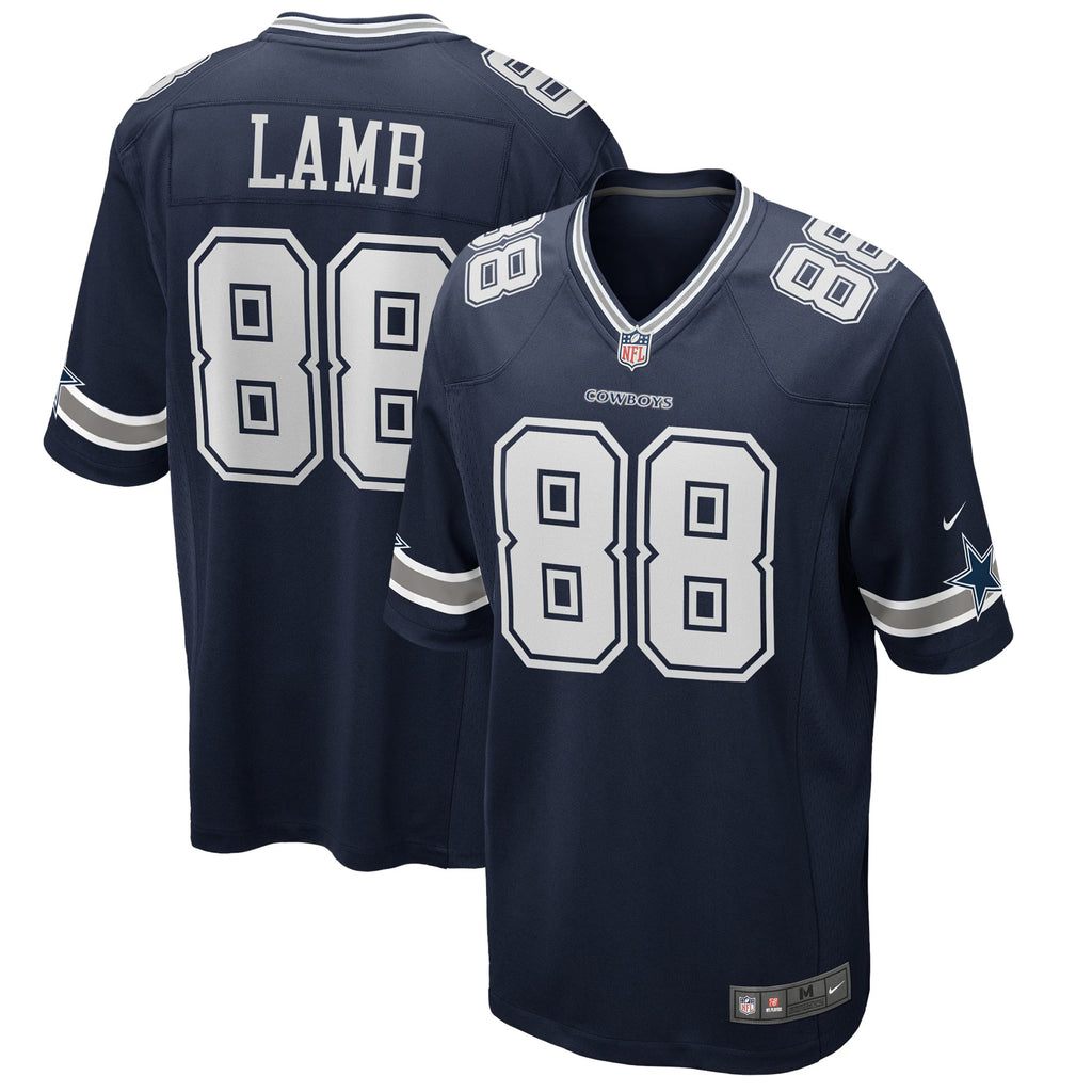 Dallas Cowboys CeeDee Lamb Navy Game Jersey