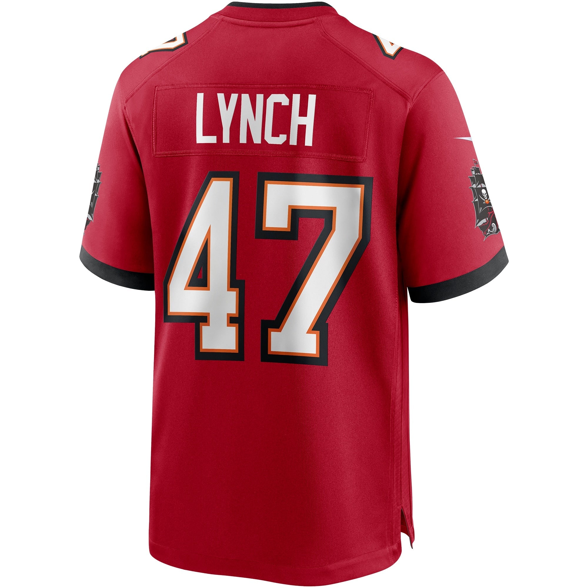 Tampa Bay Buccaneers John Lynch Red Game Retired Player Jersey