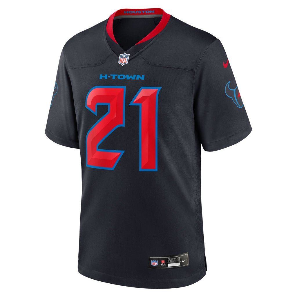Houston Texans Nick Chubb Navy Alternate 2 Game Jersey