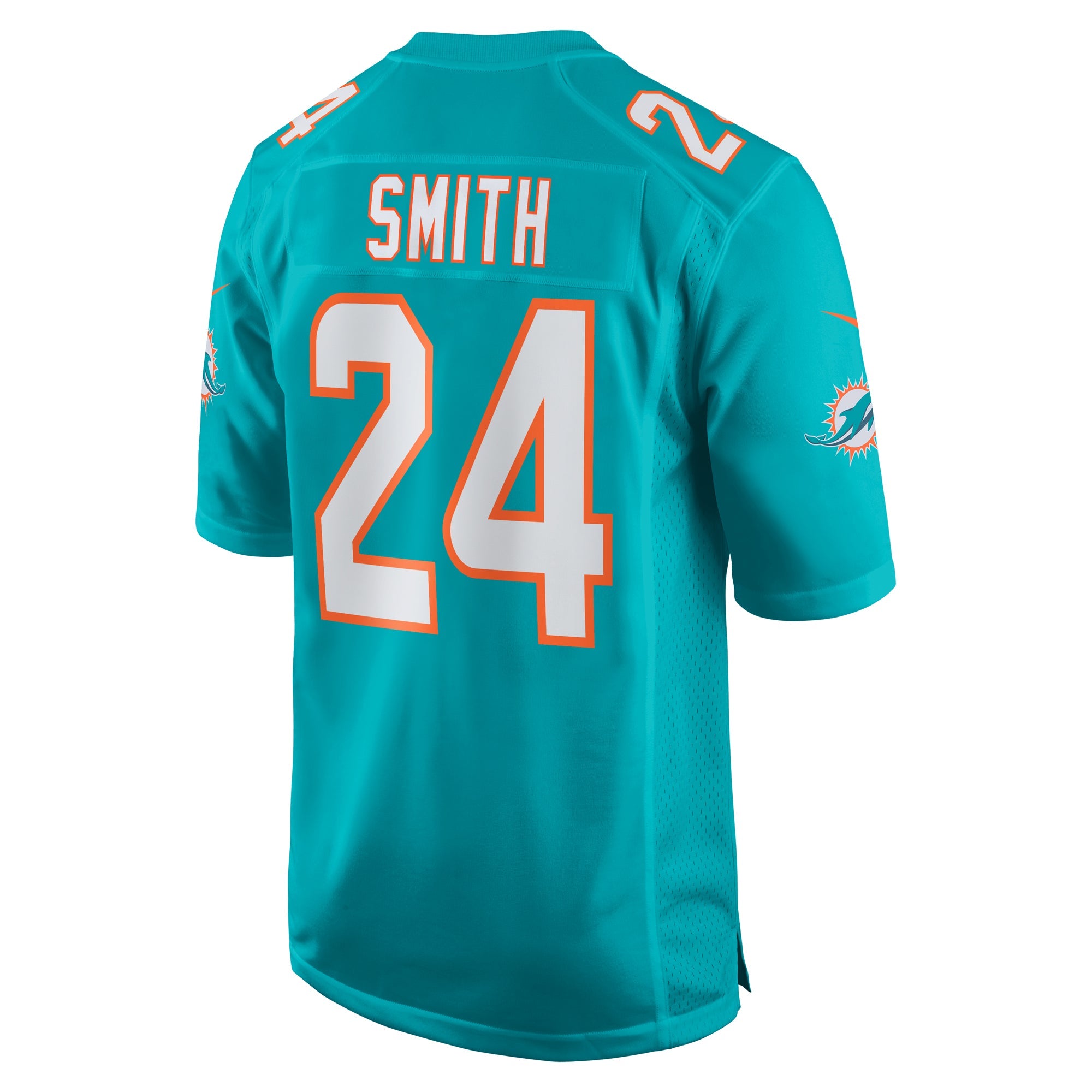 Miami Dolphins Cam Smith Aqua Game Jersey