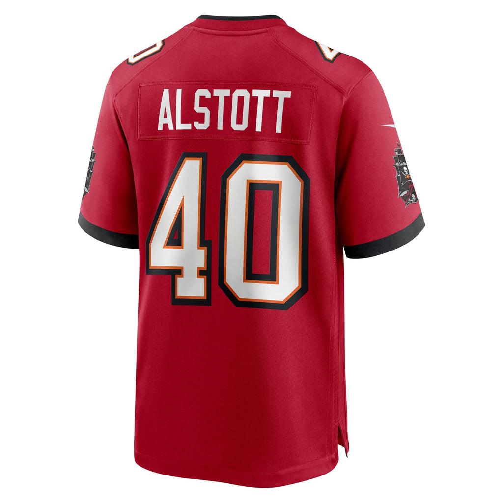Tampa Bay Buccaneers Mike Alstott Red 50th Season Team Game Jersey