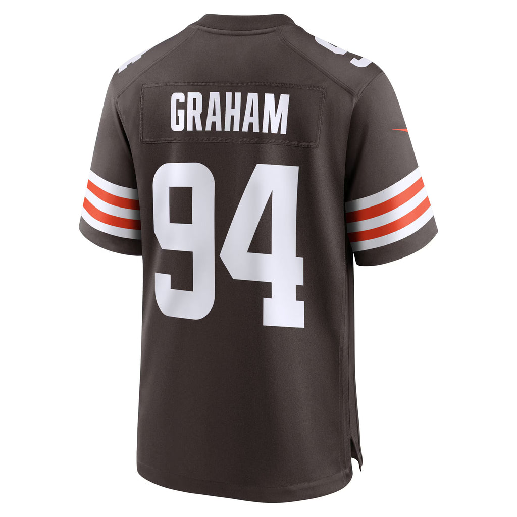 Cleveland Browns Mason Graham Brown 2025 NFL Draft First Round Pick Game Jersey