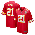 Kansas City Chiefs Jaden Hicks Red Game Jersey