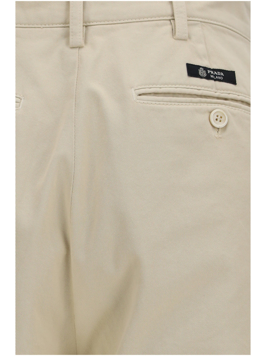 Prada Men Straight-Leg Cotton Pants