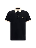 Valentino Men Polo With Contrast Trims
