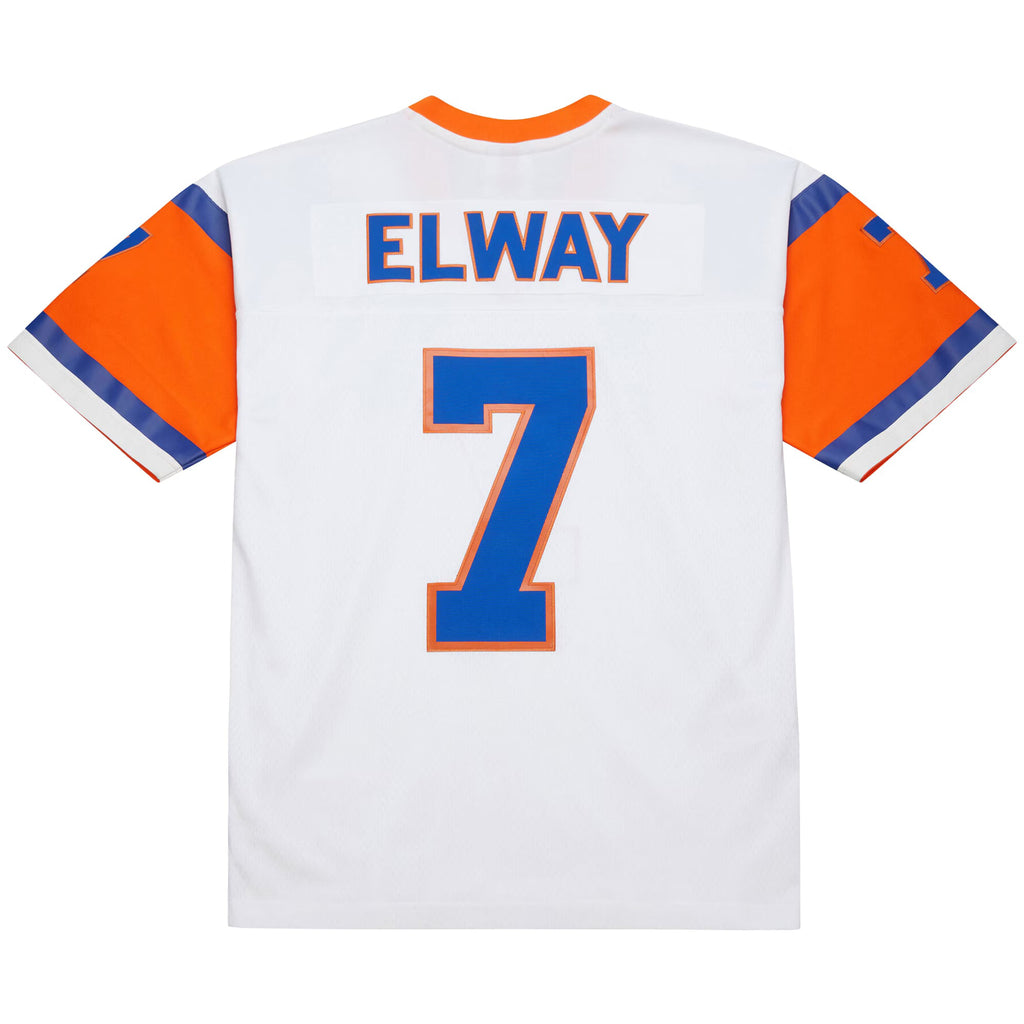 Denver Broncos John Elway Mitchell & Ness White 1994 Legacy Replica Jersey