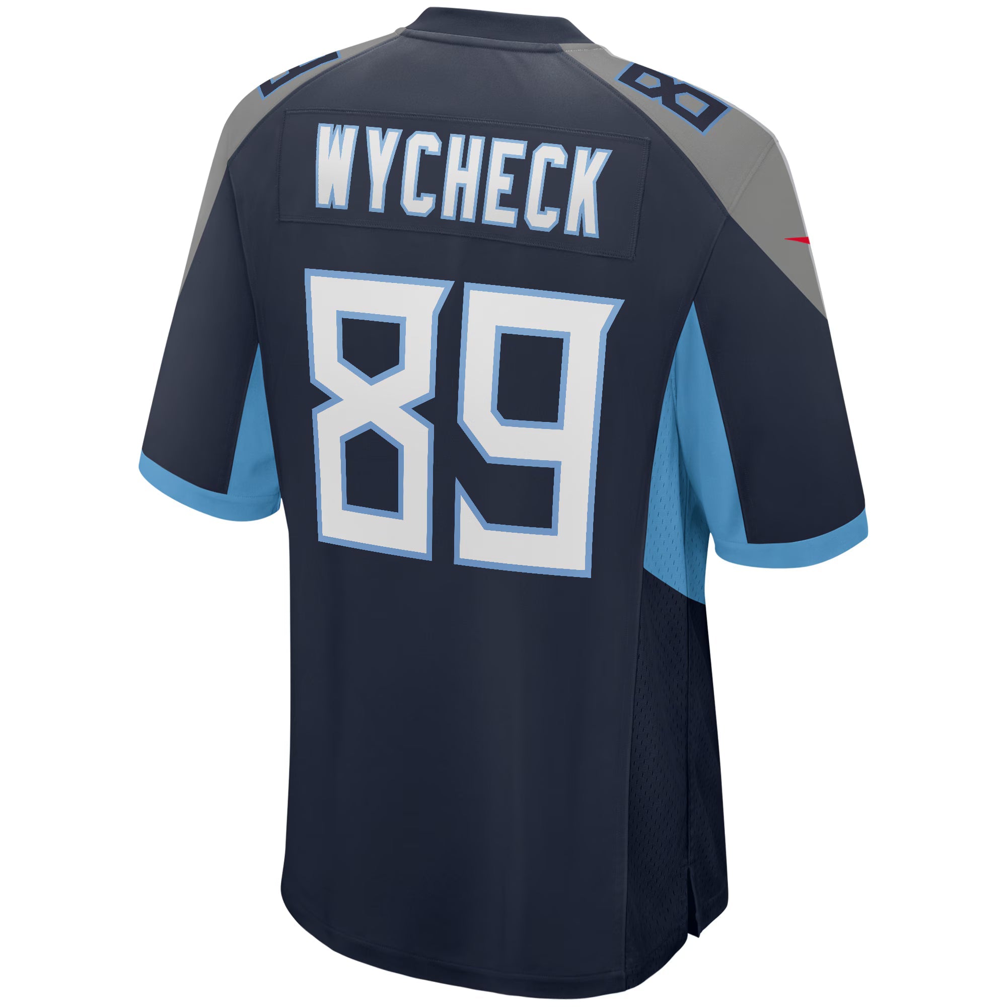 Tennessee Titans Frank Wycheck Navy Game Retired Player Jersey