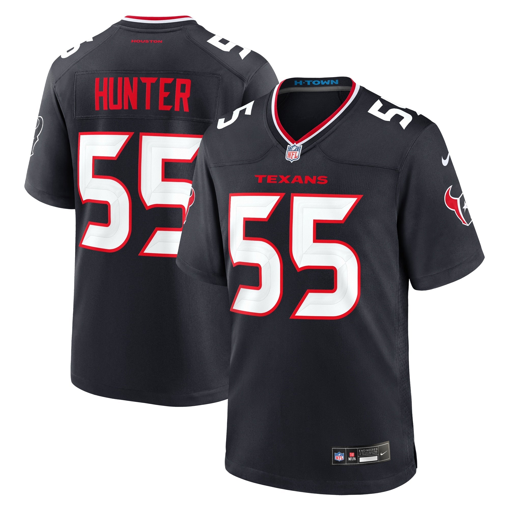 Houston Texans Danielle Hunter Navy Team Game Jersey