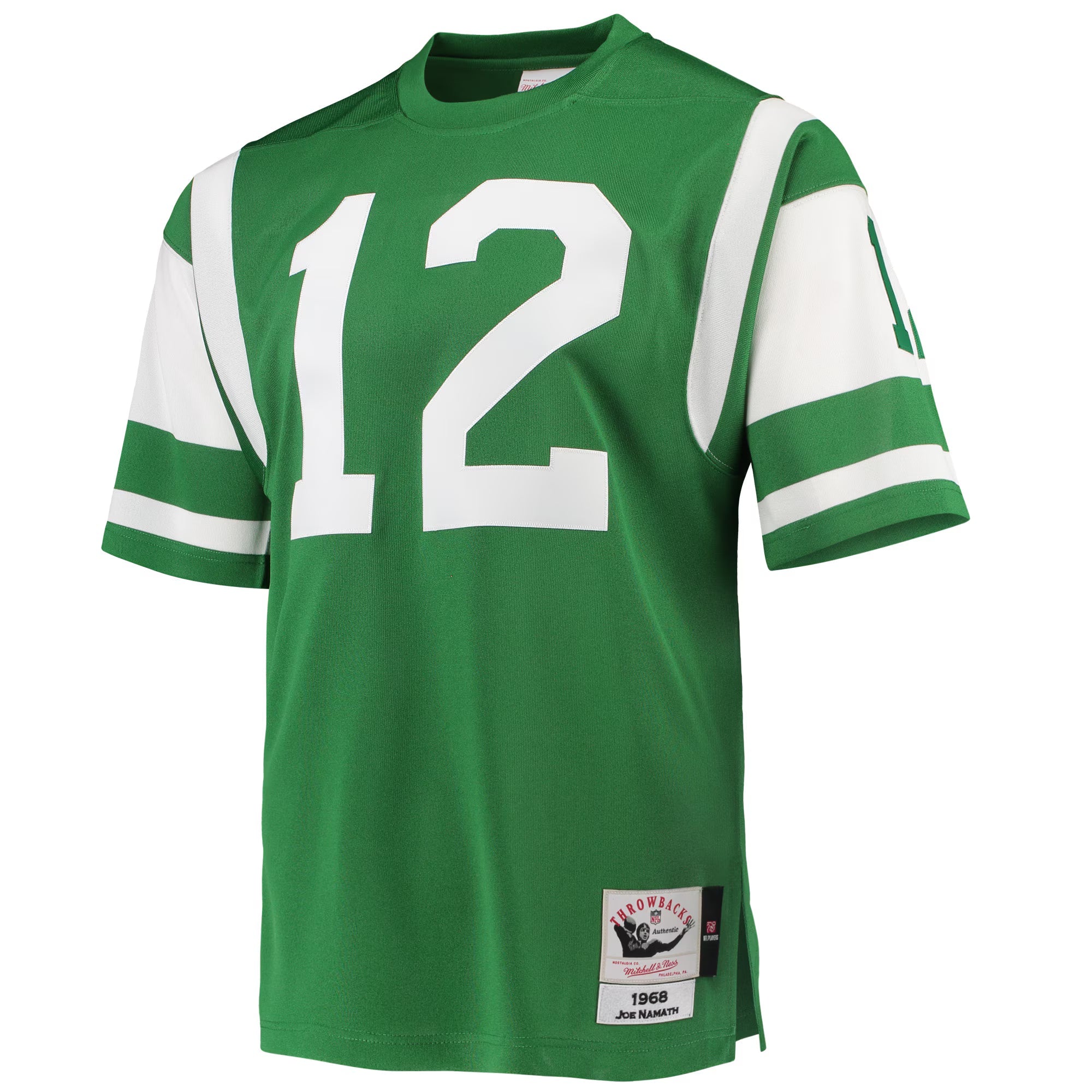 New York Jets 1968 Joe Namath Mitchell & Ness Green Authentic Throwback Retired Player Jersey