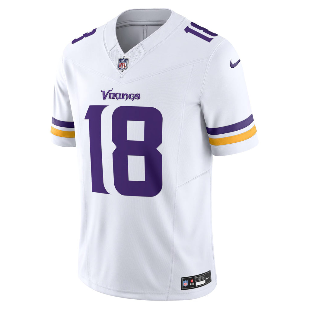 Minnesota Vikings Justin Jefferson White Vapor F.U.S.E. Limited Jersey