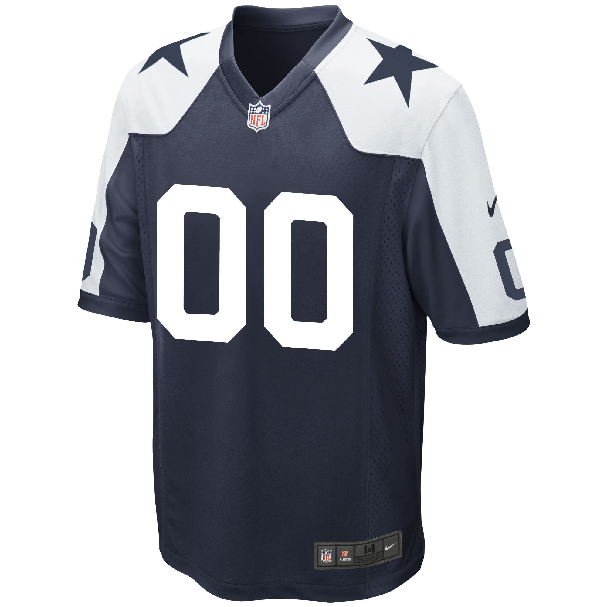 Dallas Cowboys Navy Alternate Custom Game Jersey