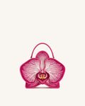 Flora Orchid Shaped Top Handle Bag - Pink