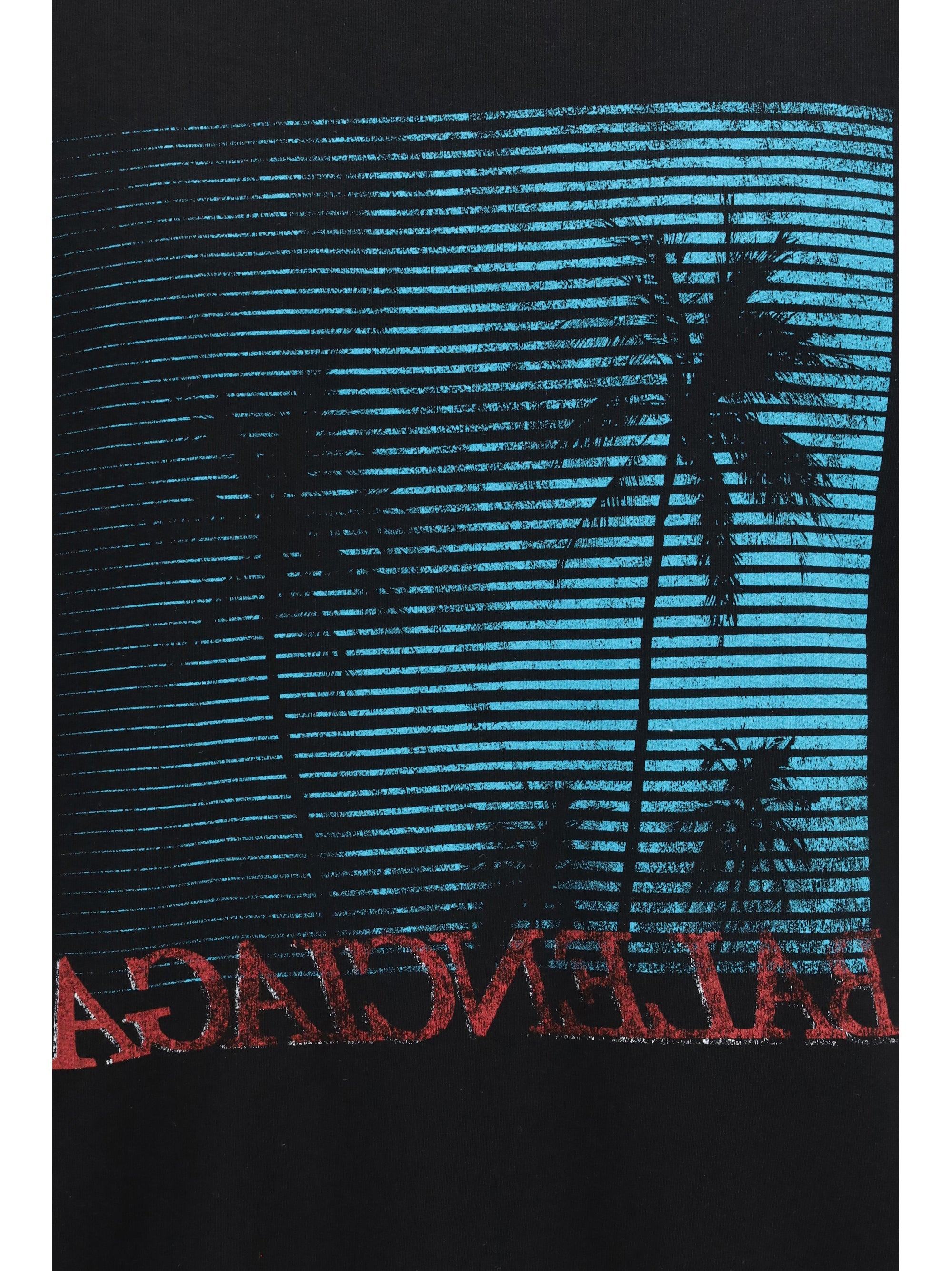Balenciaga Men Printed Cotton Sweatshirt