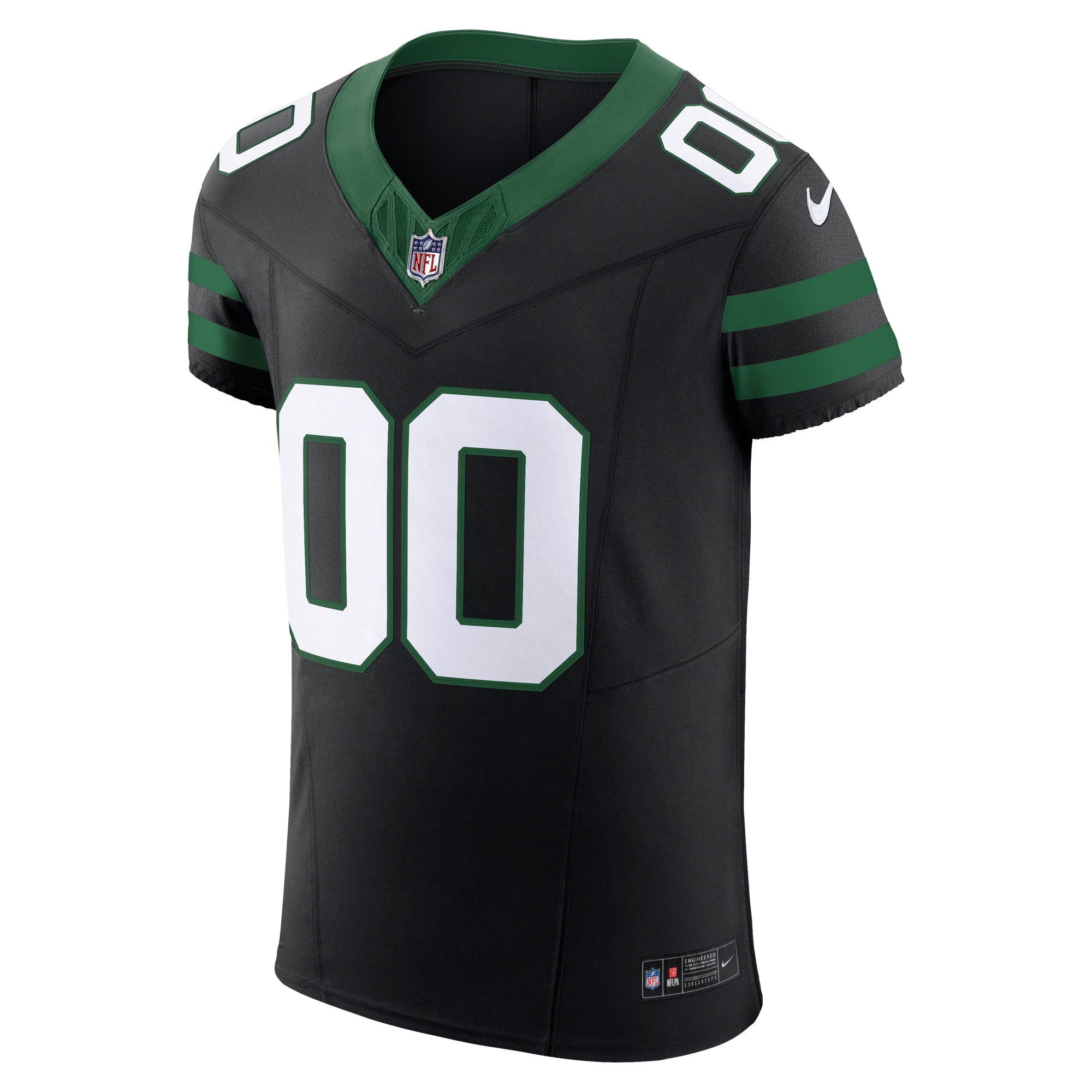 New York Jets Legacy Black Alternate Vapor F.U.S.E. Elite Custom Jersey