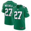 Philadelphia Eagles Quinyon Mitchell Kelly Green Alternate Game Jersey