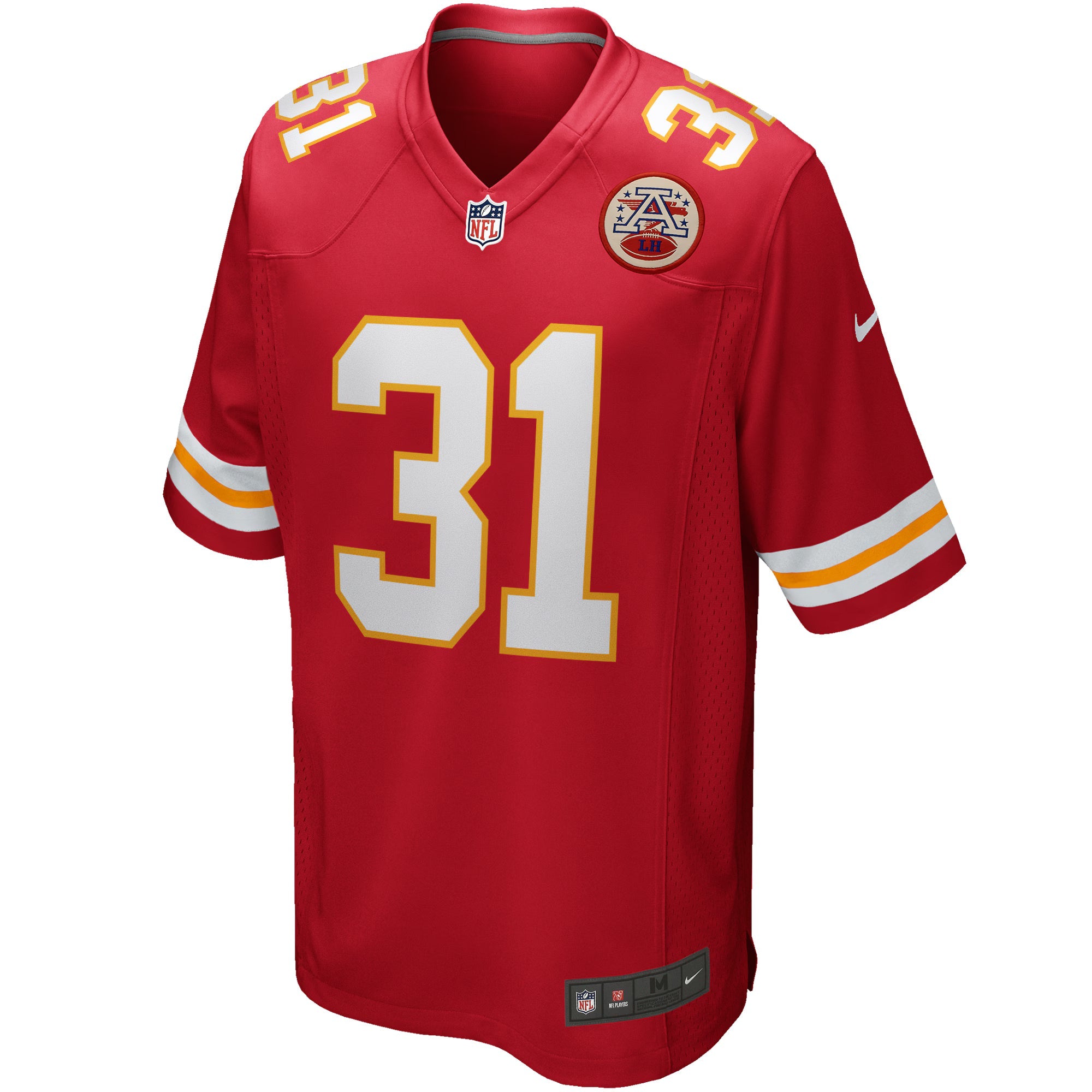 Kansas City Chiefs Priest Holmes Red Game Retired Player Jersey