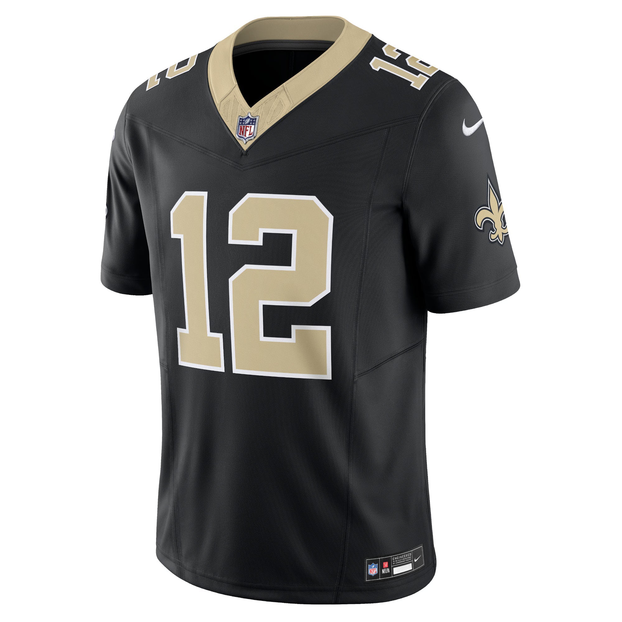 New Orleans Saints Chris Olave Black Vapor F.U.S.E. Limited Jersey