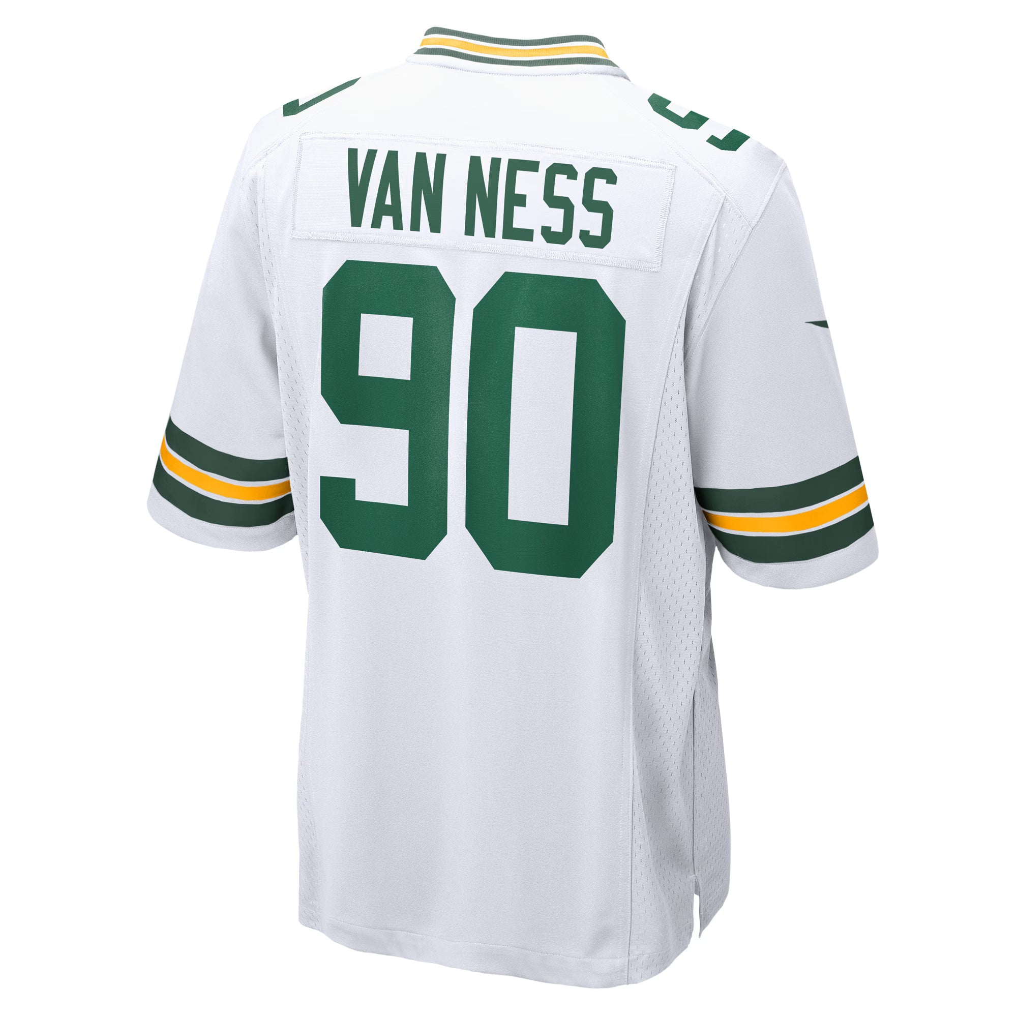 Green Bay Packers Lukas Van Ness White Game Jersey