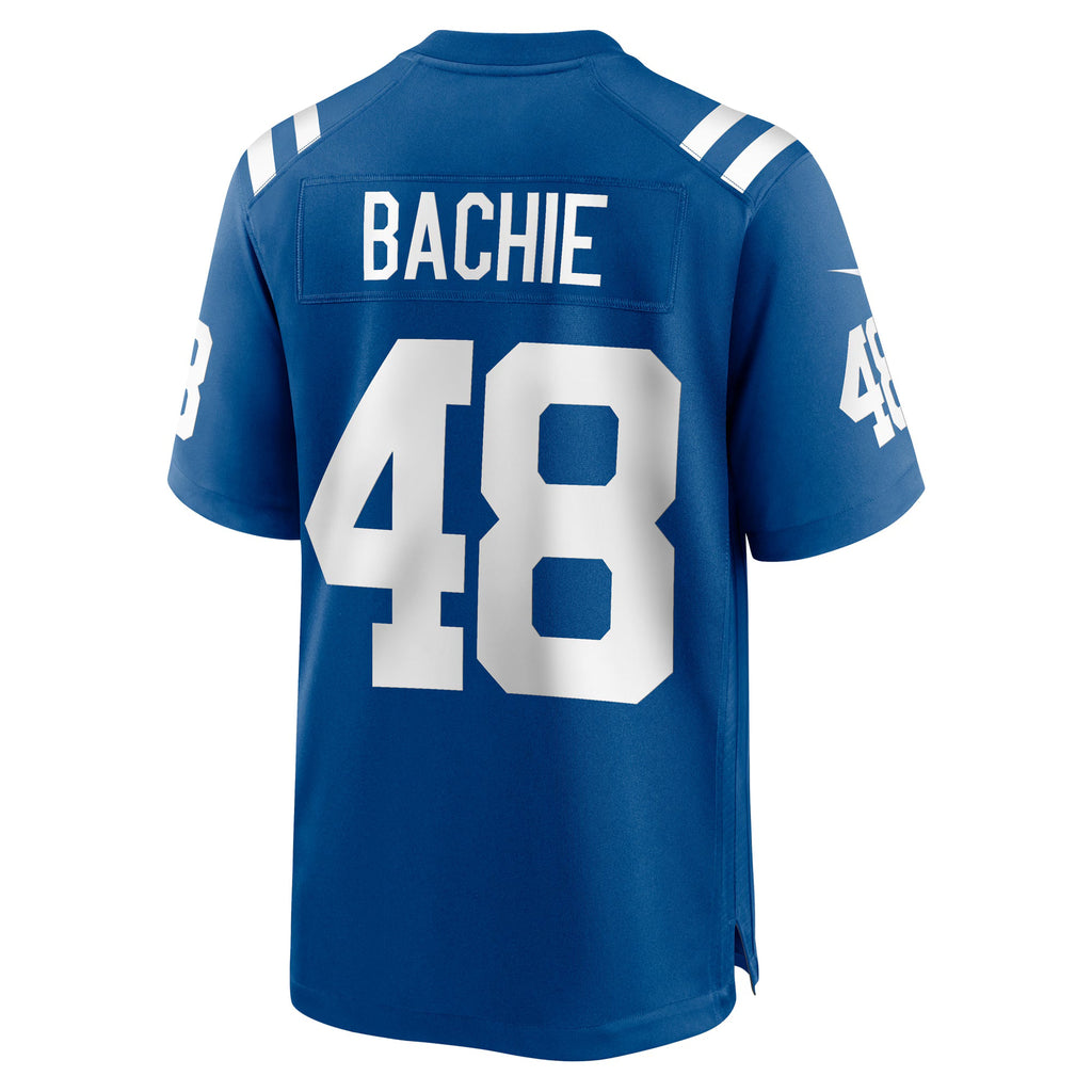 Indianapolis Colts Joe Bachie Royal Team Game Jersey