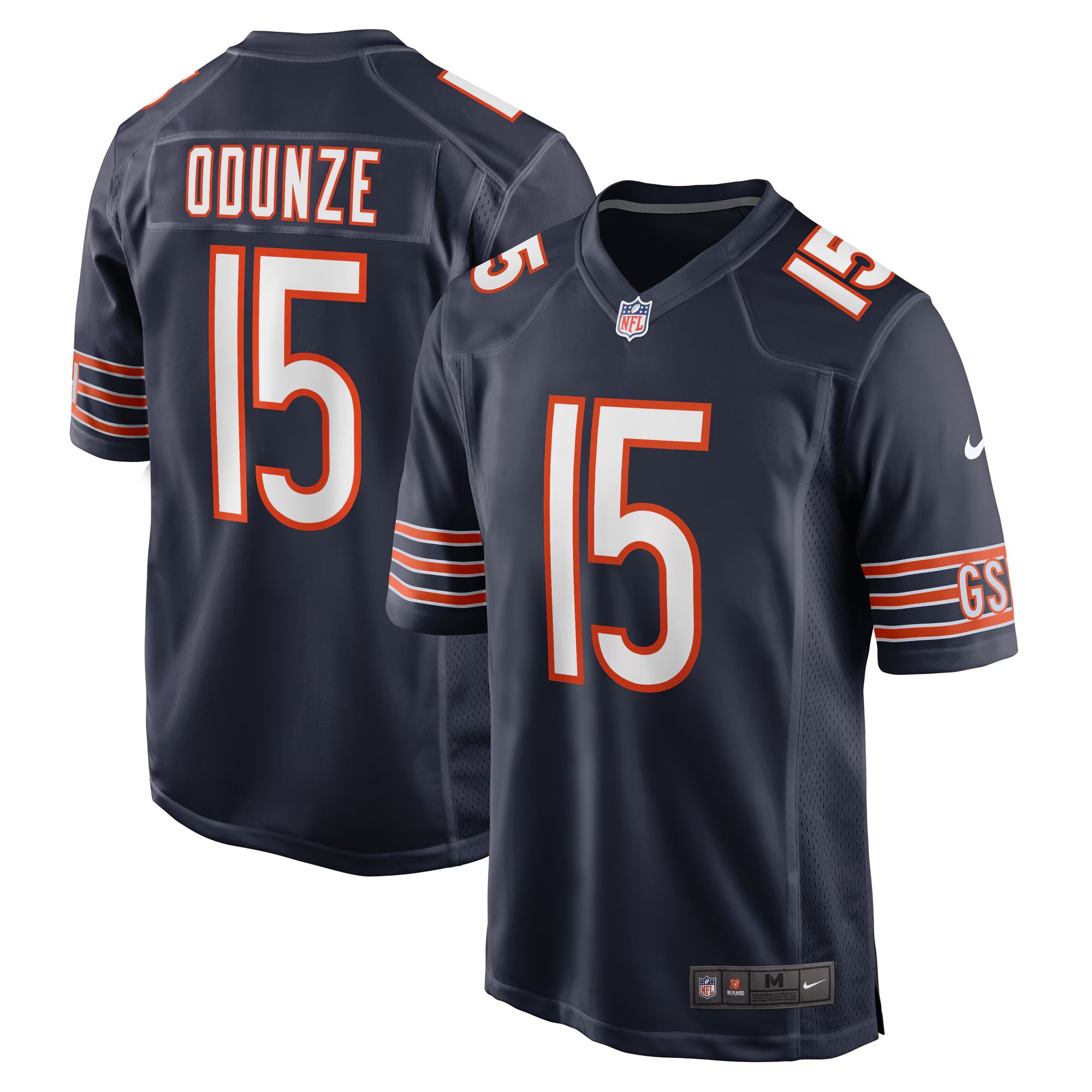 Chicago Bears Rome Odunze Navy Player Game Jersey