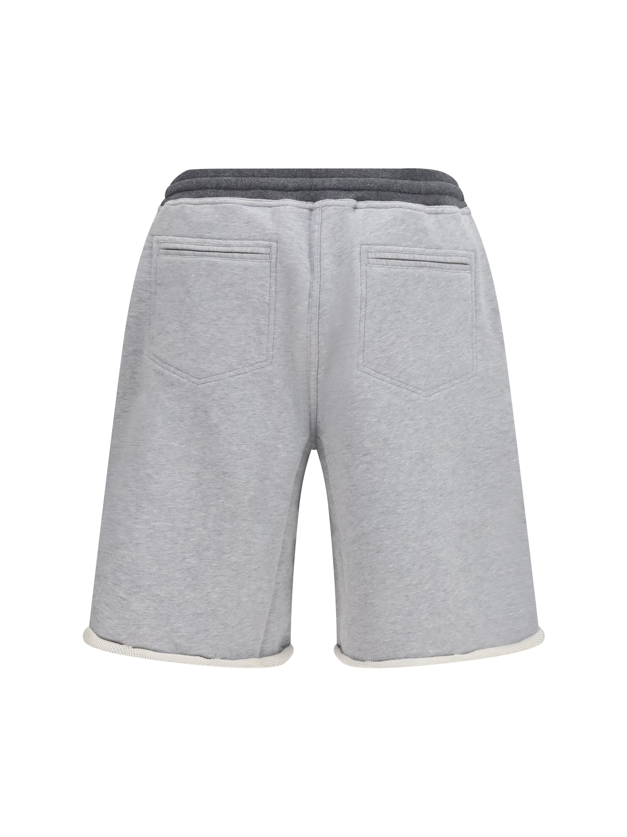 Brunello Cucinelli Men Cotton Drawstring Shorts