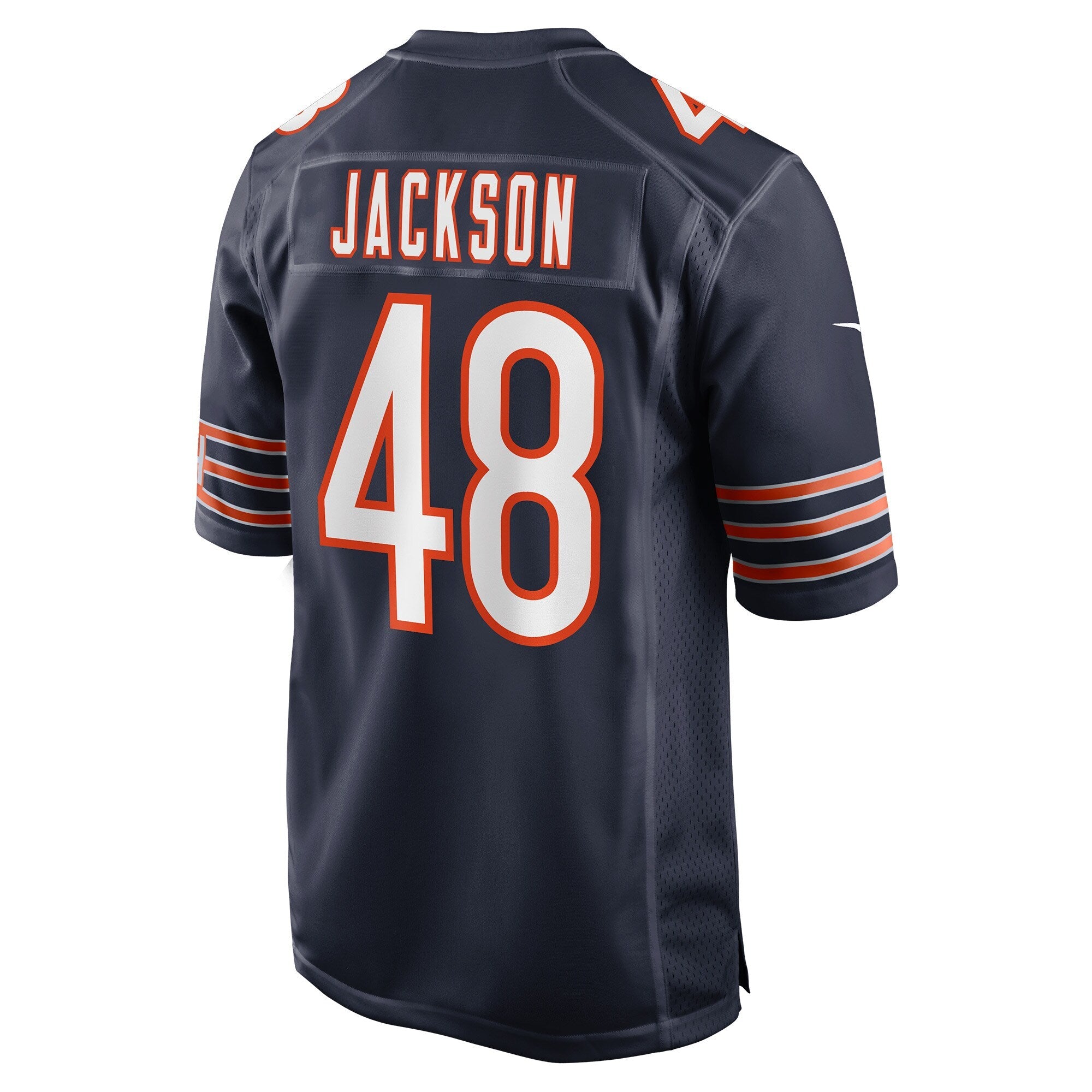 Chicago Bears D'Marco Jackson Navy Team Game Jersey