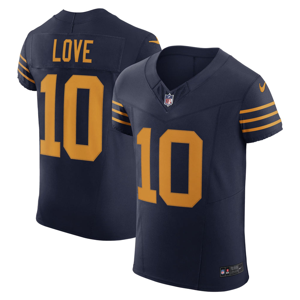 Green Bay Packers Jordan Love Navy The 1923 Classic Vapor F.U.S.E. Elite Jersey