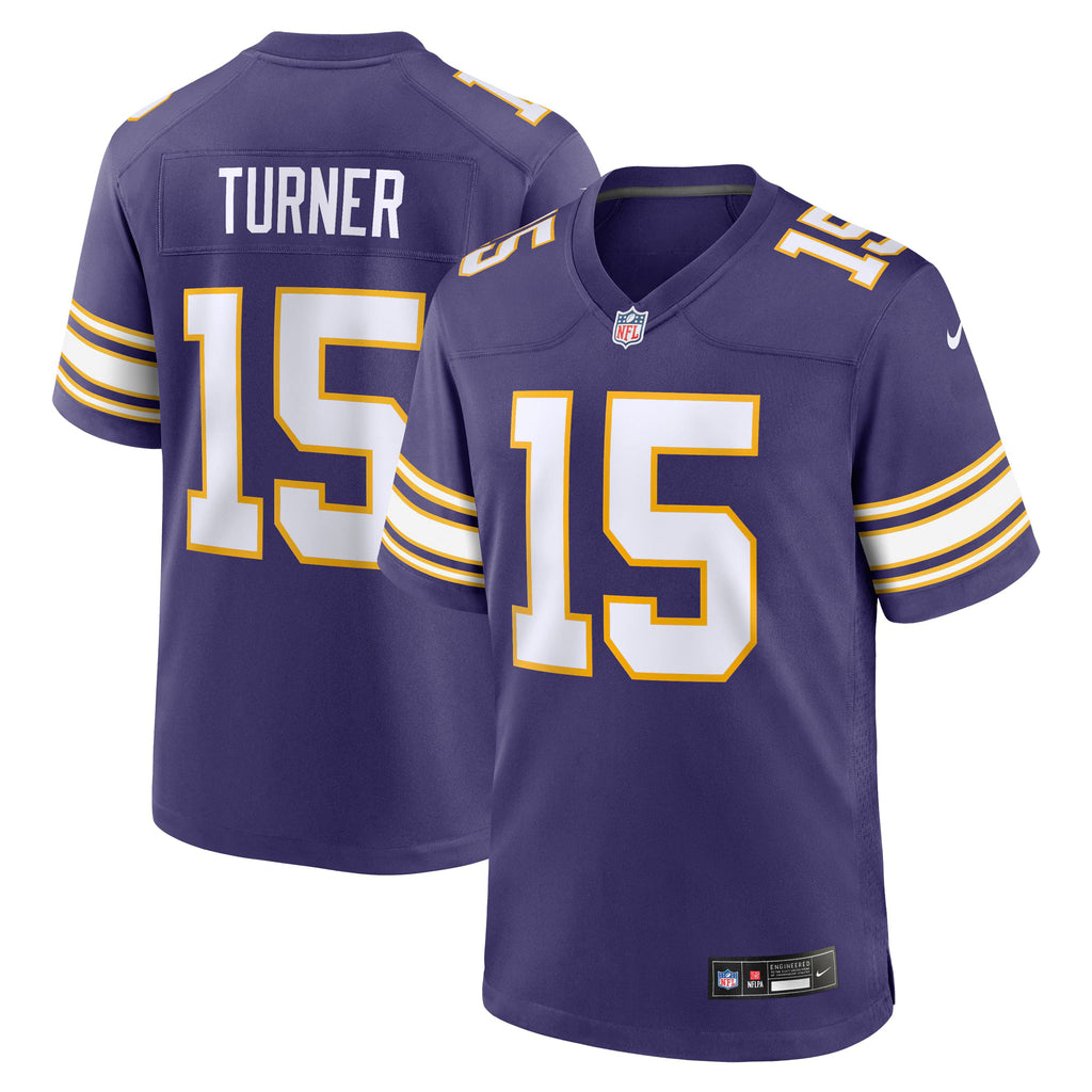 Minnesota Vikings Dallas Turner Purple Alternate Game Jersey
