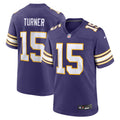 Minnesota Vikings Dallas Turner Purple Alternate Game Jersey