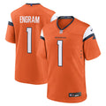 Denver Broncos Evan Engram Orange Team Game Jersey