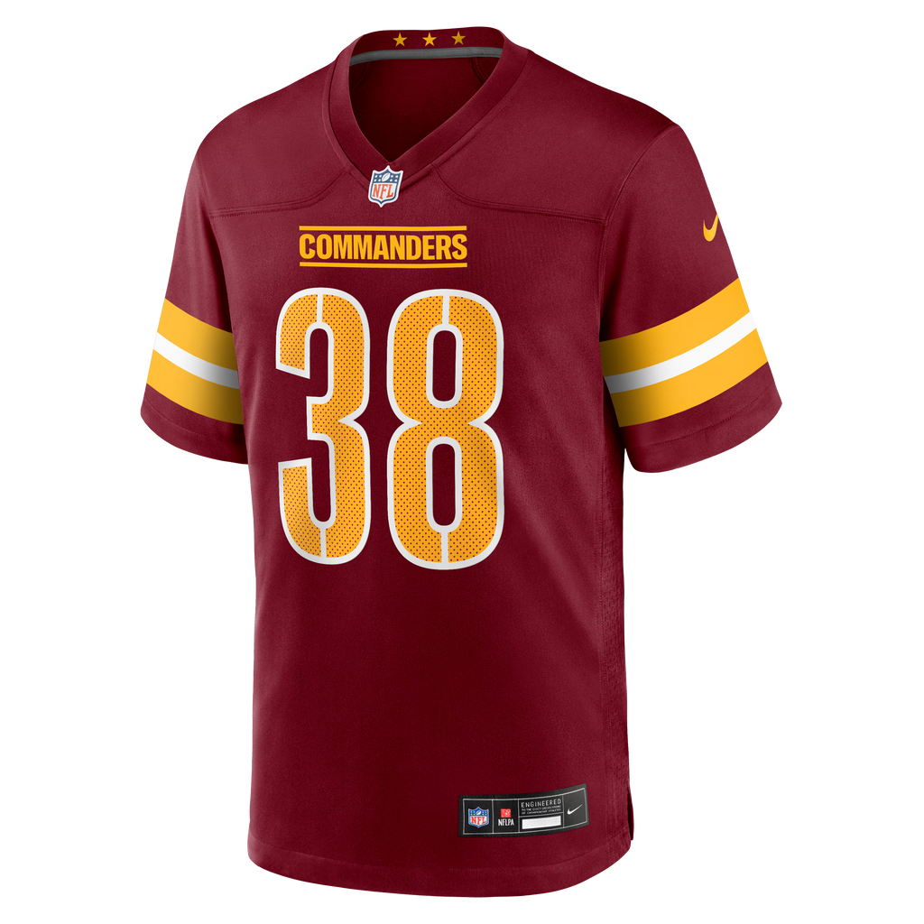 Washington Commanders Chase Edmonds Burgundy Team Game Jersey