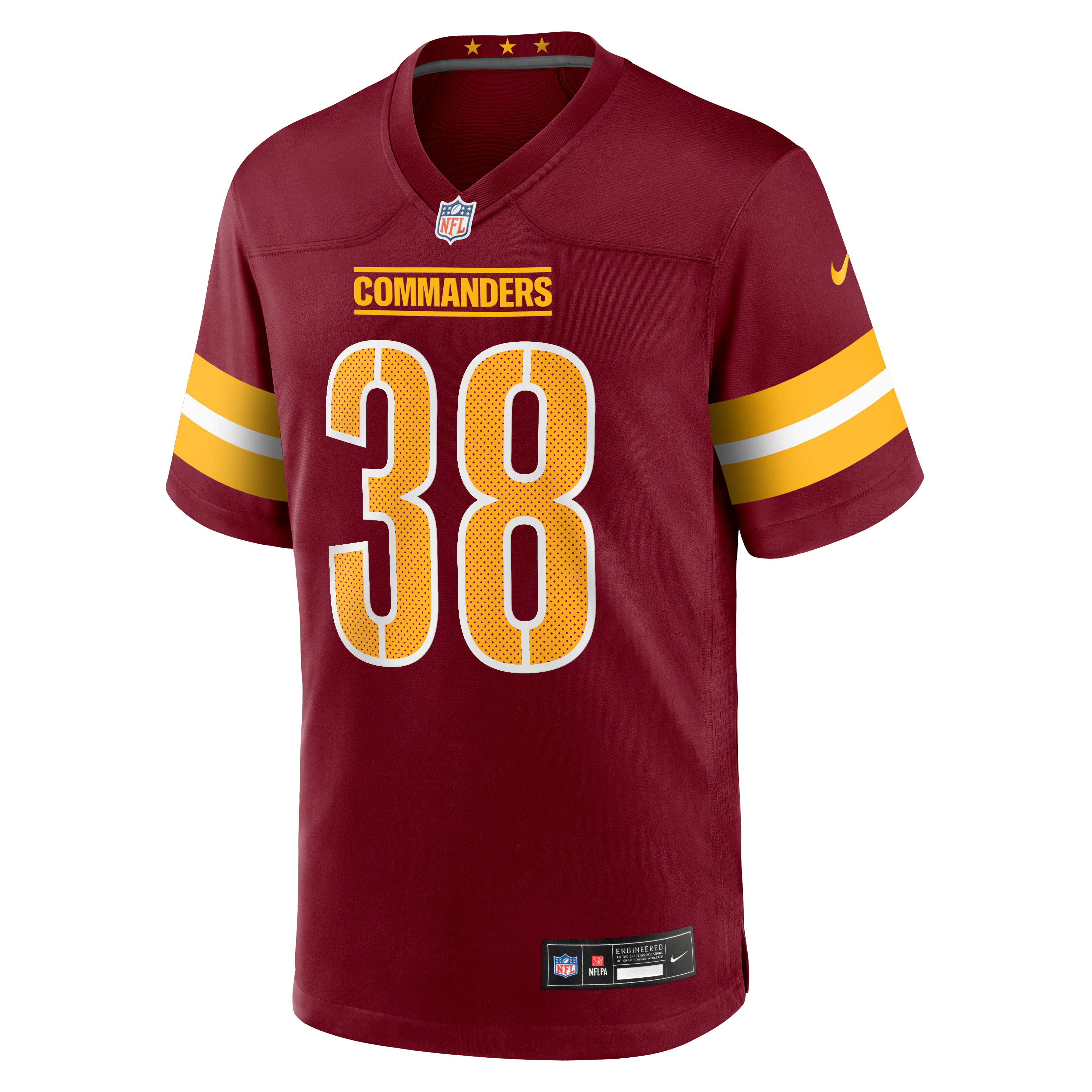 Washington Commanders Chase Edmonds Burgundy Team Game Jersey
