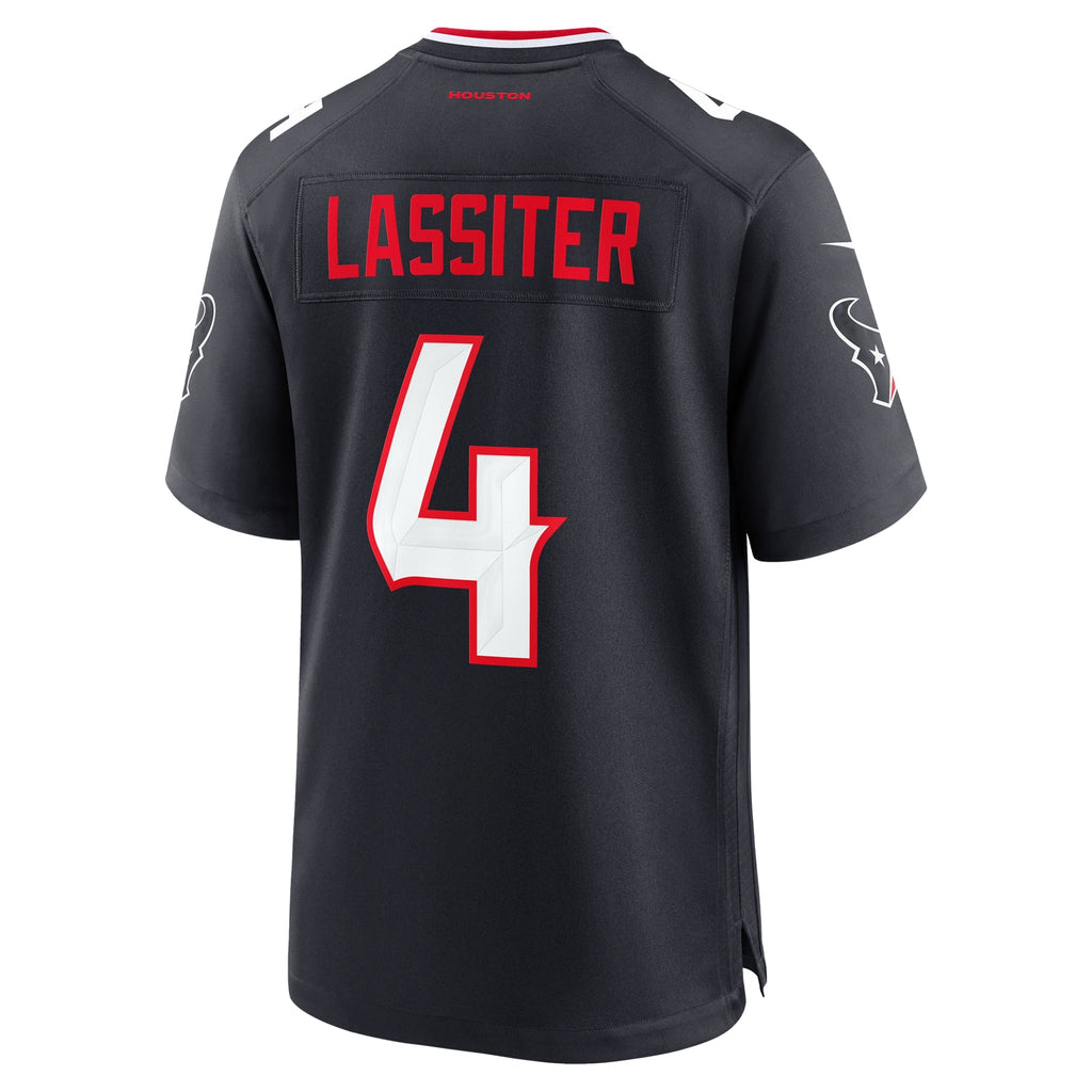 Houston Texans Kamari Lassiter Navy Team Game Jersey