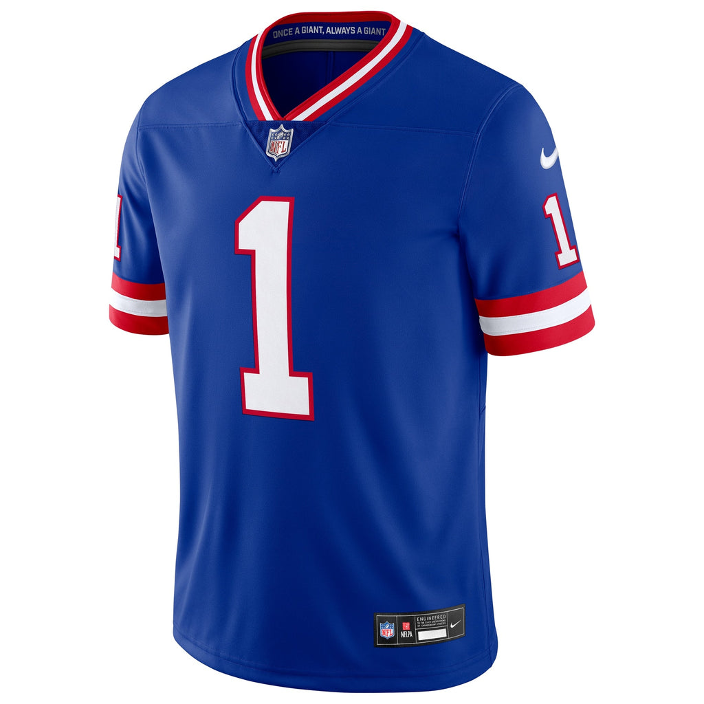 New York Giants Malik Nabers Royal Alternate 2 Legacy Vapor Untouchable Limited Jersey