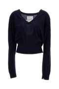 Navy Blue N.467 Collin V-Neck Sweater