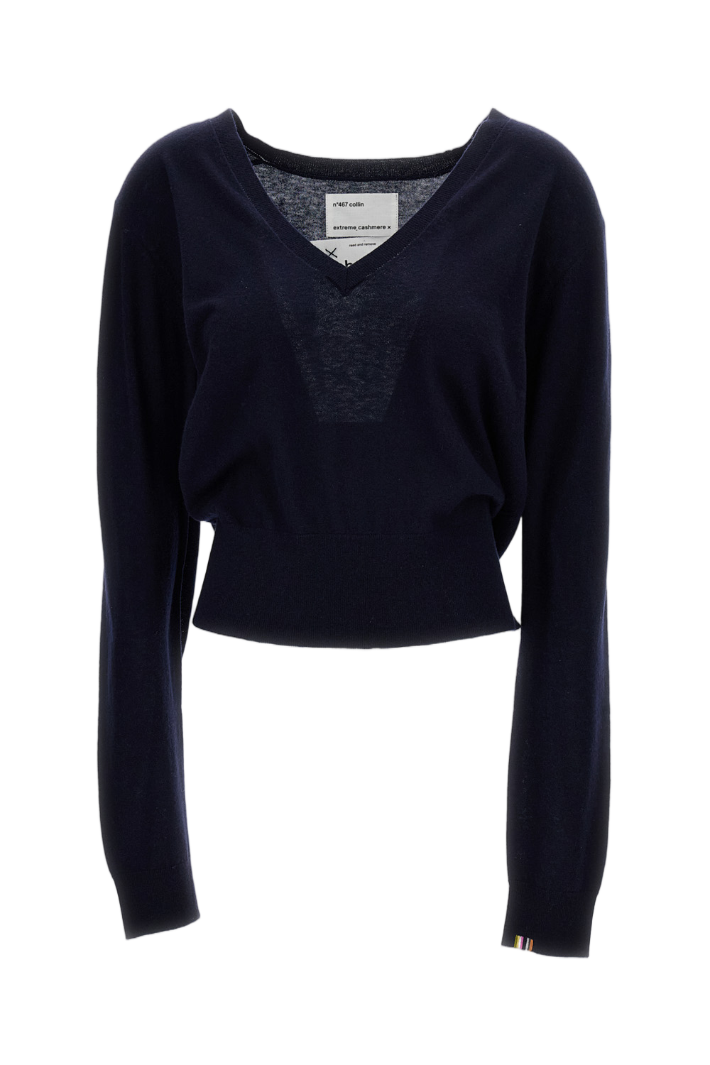 Navy Blue N.467 Collin V-Neck Sweater