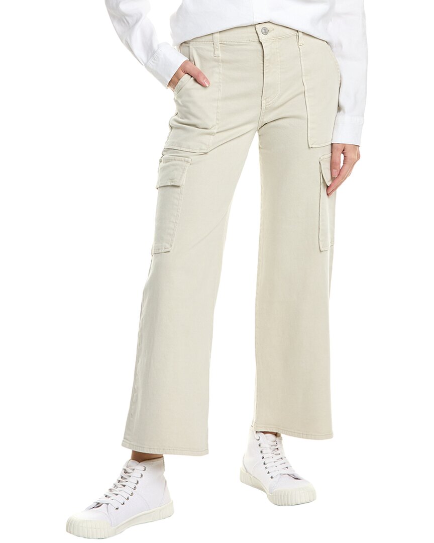 HUDSON Jeans Rosalie Cement High-Rise Wide Leg Cargo Jean