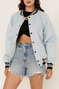 Coors Bomber Jacket In Denim
