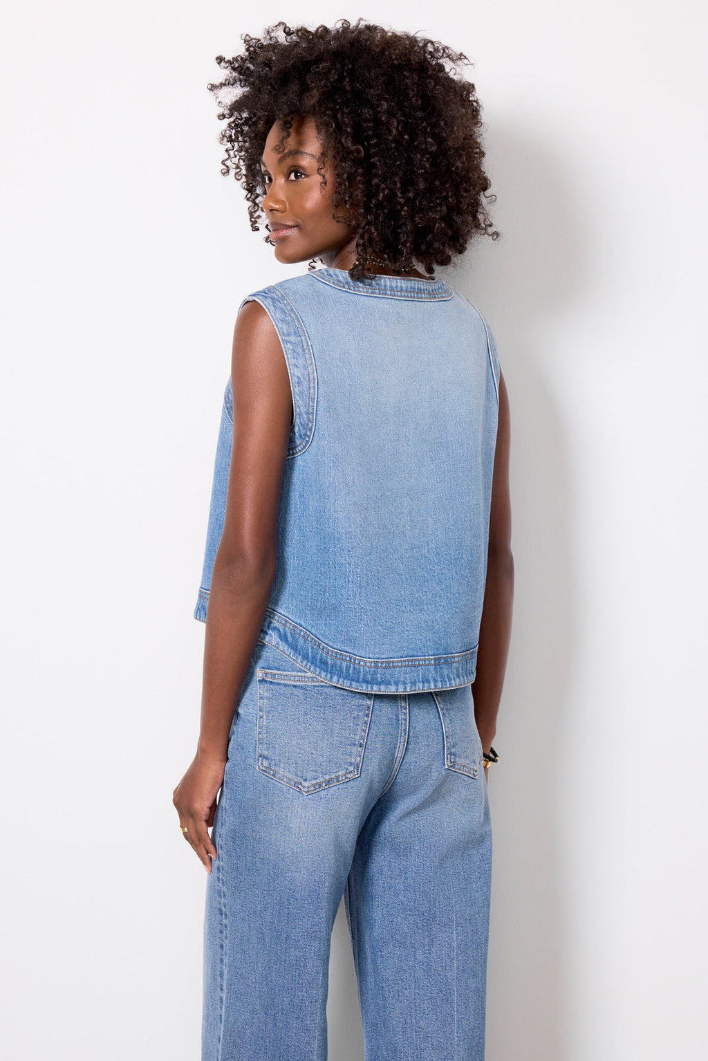 Women's Lainey Denim Shell Top