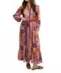 Dakota Maxi Dress In Salmon Rose