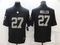 Men's Las Vegas Raiders Trayvon Mullen #27 Black Game Jersey1