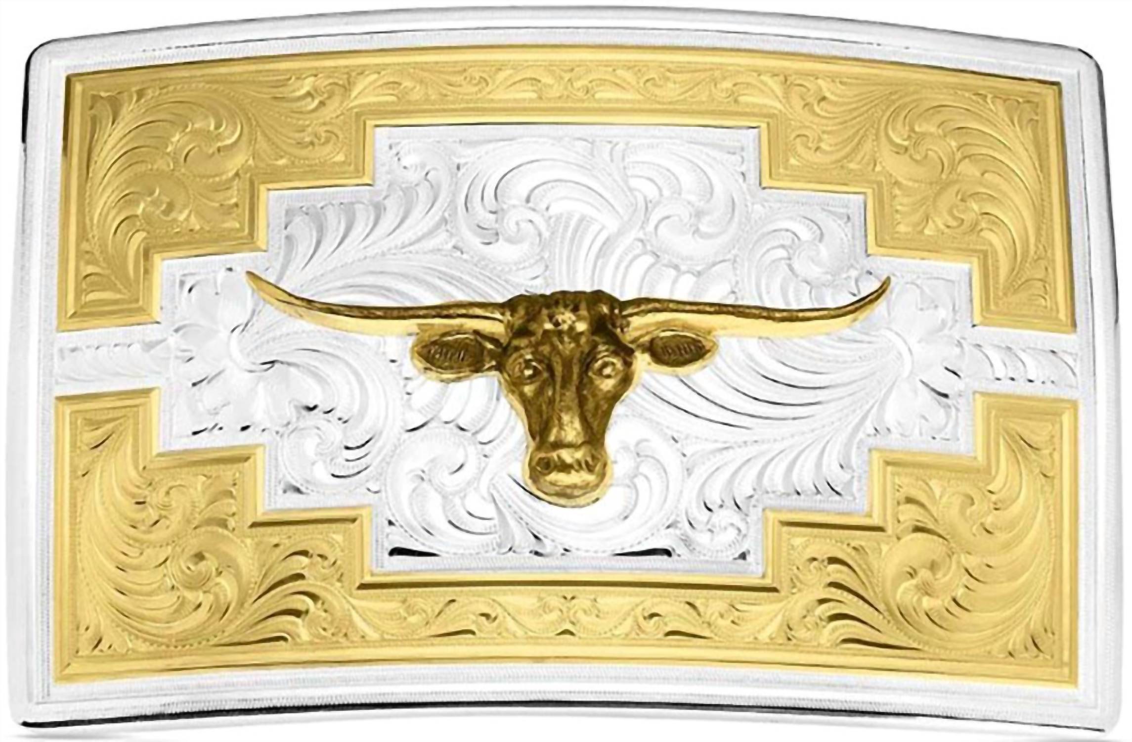 Men's Santa Fe Sunrise Buckle In Silver/gold