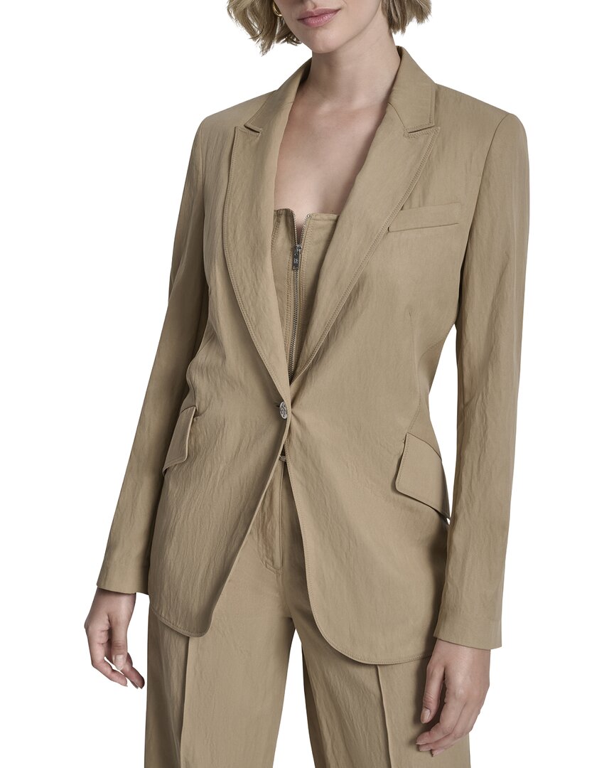 DKNY Zigzag Stretch Blazer