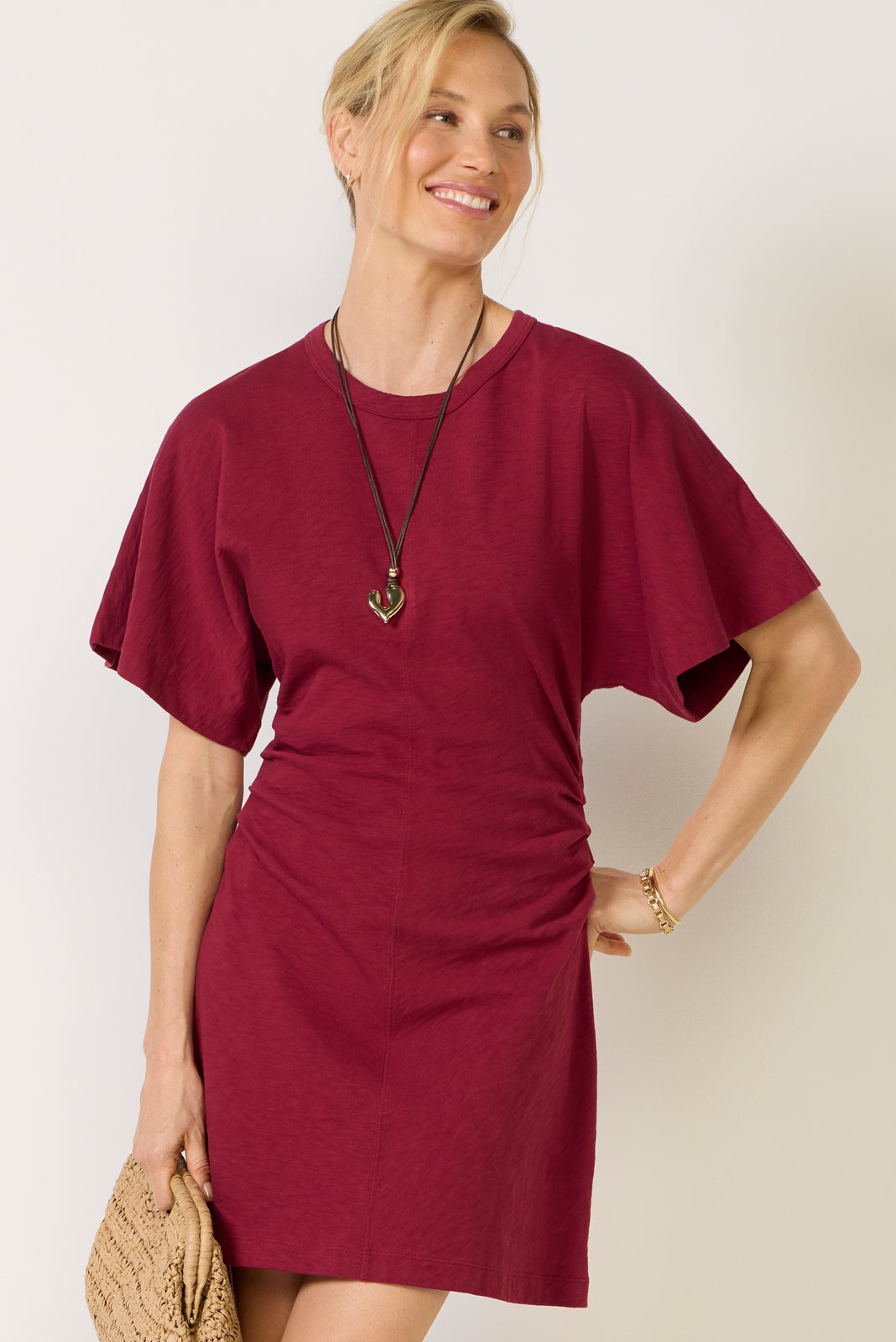 Women's Cam Ruched Mini Dress