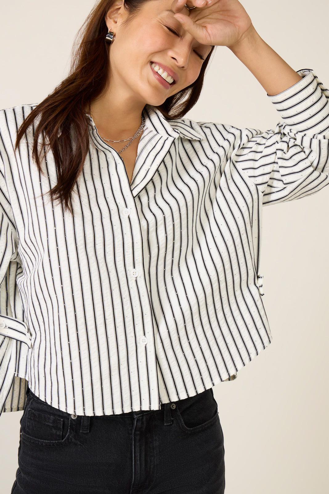 Women's Laurent Rhinestone Blouse
