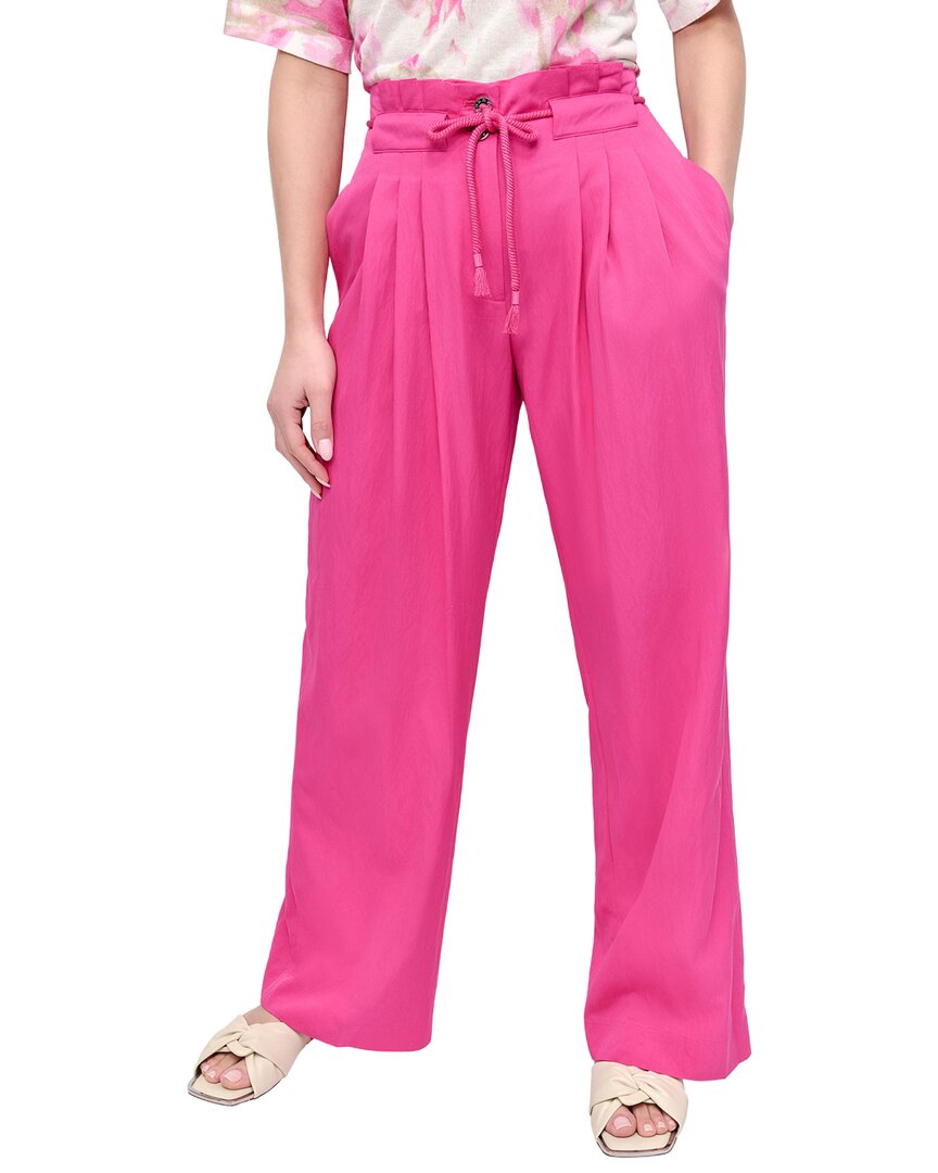 DKNY Rope Tie Front Wide Leg Pant