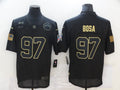 Men's Los Angeles Chargers Joey Bosa #97 Black Game Jersey1