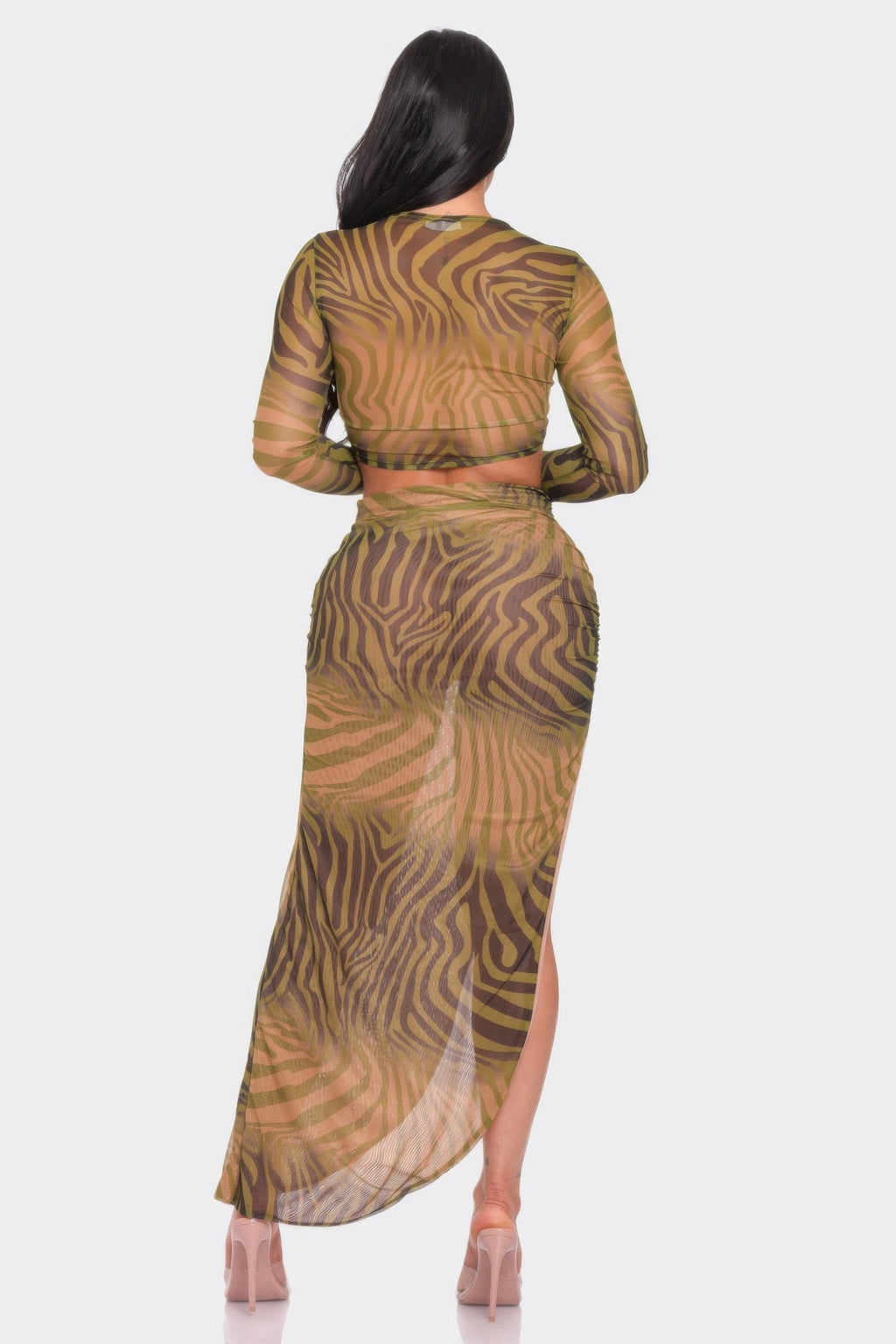 Top And Long Skirt Set
