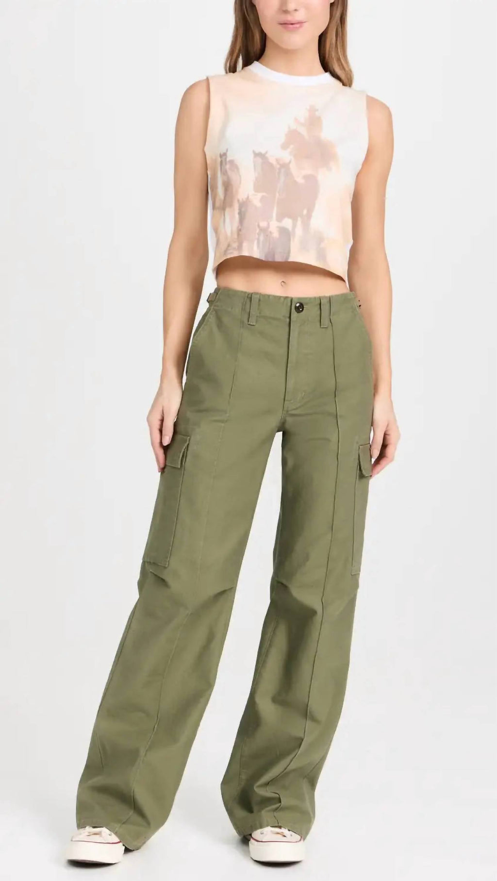 Military Trouser In Green