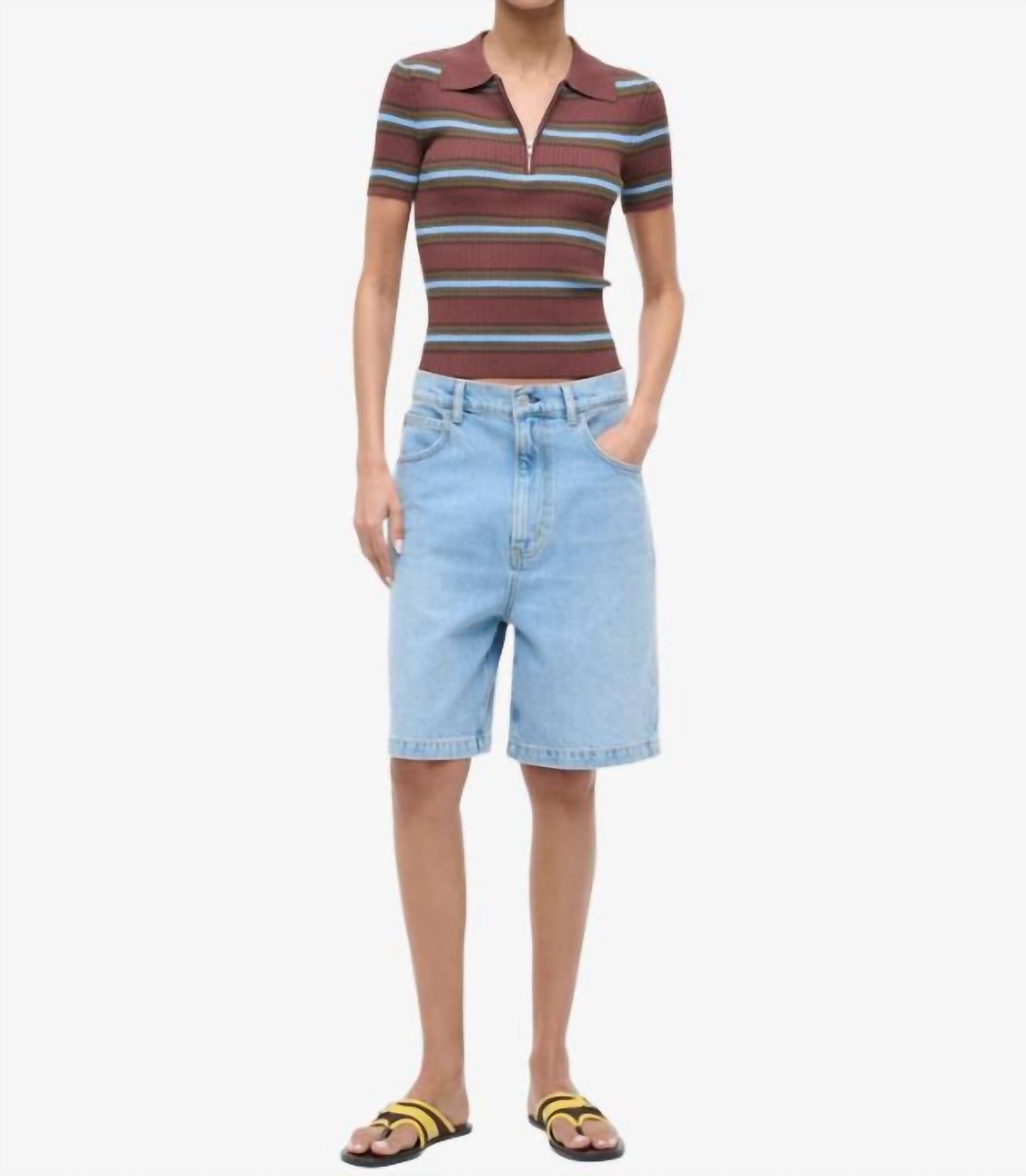 Ren Top In Redondo Stripe